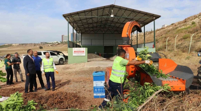 Toroslar'da üreten kadınlara kompost gübre dağıtıldı