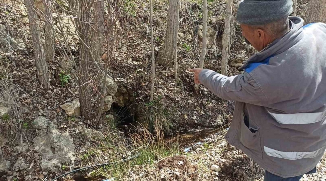 Yıllardır akan pınarlar kurudu, yeni su kaynakları oluştu