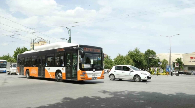 Gaziantep'te 3 gün toplu taşıma ücretsiz olacak