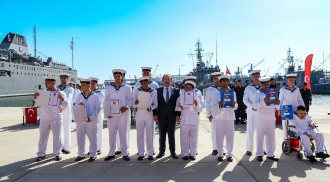 Mersin'de engelliler temsili askerlik yaptı