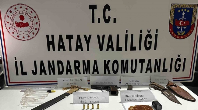 Hatay'da 2 şüpheli yakalandı