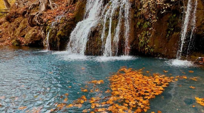 Döngel şelalesi görenleri kendine hayran bırakıyor