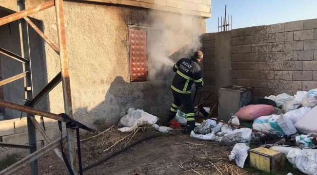 Hatay'da ev yangını çıktı