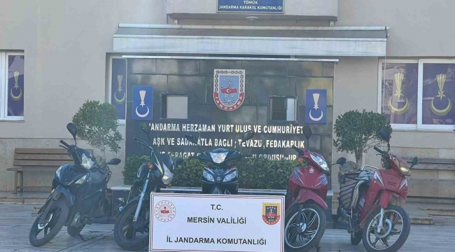 Mersin Erdemli'de motosiklet hırsızı yakalanıp tutuklandı