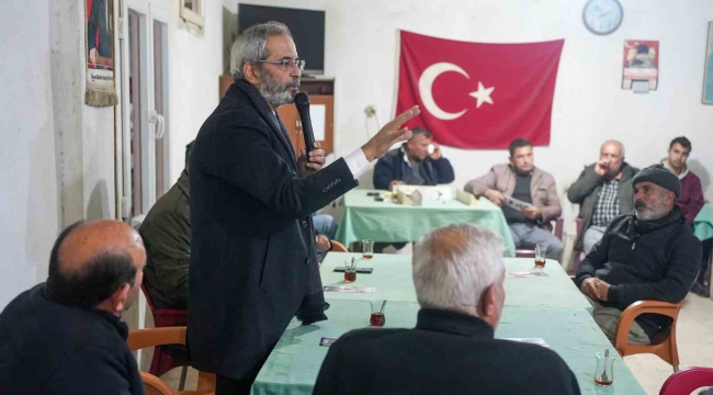 Bozdoğan, mahalle ziyaretlerinde vatandaşlarla bir araya geldi