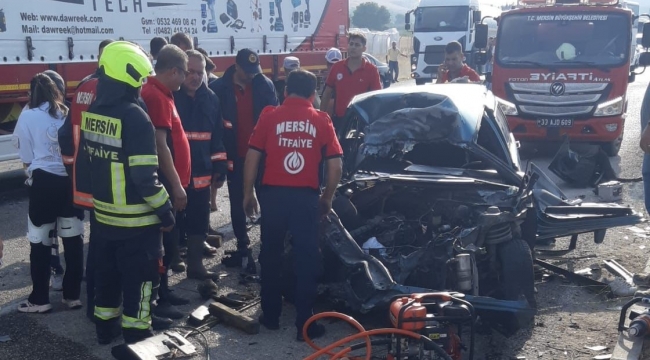 Mersin'de otobüslerin karıştığı zincirleme kaza: 2 ölü, 35 yaralı