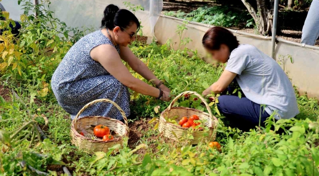 Adana'da ruh sağlığı tedavisi görenler tarımla terapi oluyor