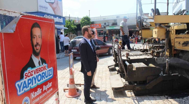 Ceyhan Belediyesi çarşı trafiğini rahatlatacak yeni yolu hizmete açtı