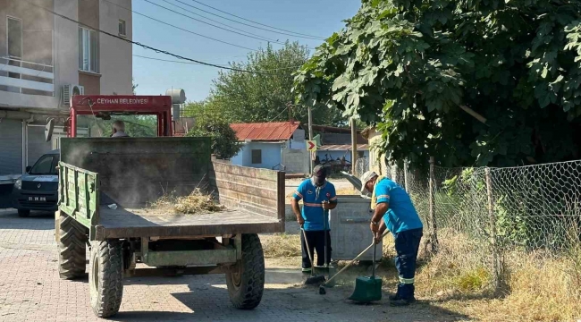 Ceyhan Belediyesi kırsalda temizlik seferberliğine devam ediyor