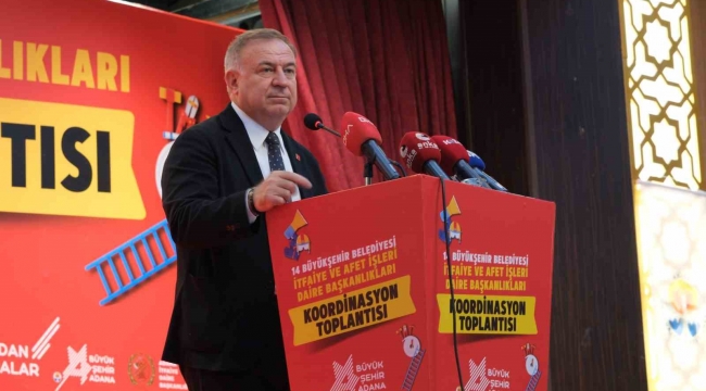 CHP'li 14 Büyükşehir Belediyesi, "İtfaiye ve Afet İşleri Daire Başkanlıkları Koordinasyon Toplantısı" düzenledi