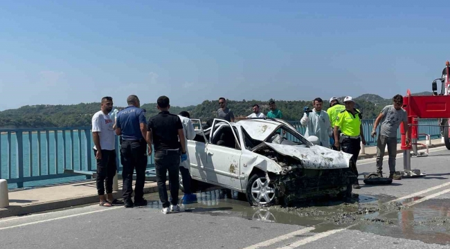 Göle düşen otomobil anne, baba ve iki kardeşe mezar oldu