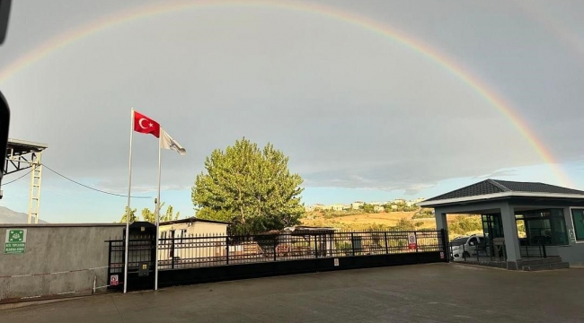 Kahramanmaraş'ta gökkuşağı şöleni