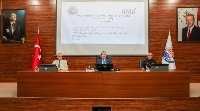 Mersin deprem tatbikatına hazırlanıyor