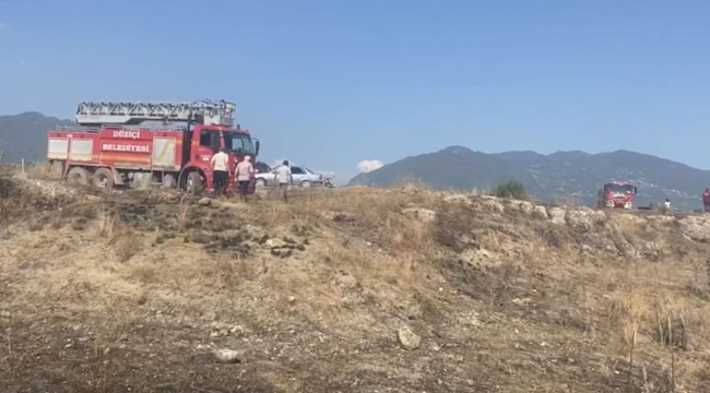 Osmaniye'de makilik alanda çıkan yangın söndürüldü