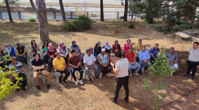 Tarsus'ta yangın gönüllülerine eğitim verildi