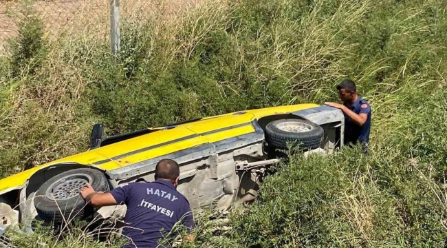 Antakya'da trafik kazası: 1 yaralı