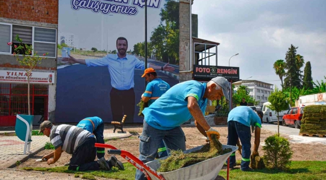 Başkan Kadir Aydar'dan Ceyhan'ın merkezine yeni yeşil alan