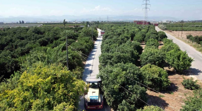 Bekirde Mahallesi'nin yolları soğuk asfaltla kaplanıyor