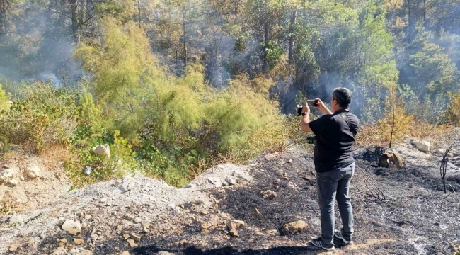 Mersin Silifke'deki orman yangını kısmen kontrol altına alındı