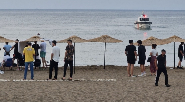 Mersin'de denize giren bir kişi boğuldu