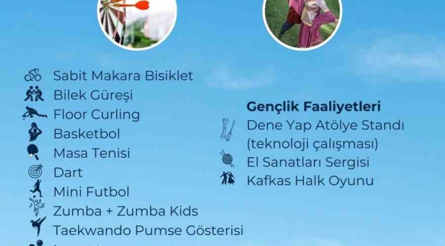 Mersin'de Gençlik ve Spor Festivali düzenlenecek