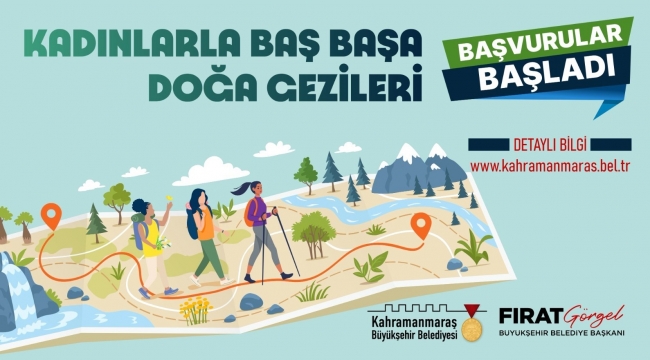 "Kadınlarla Baş Başa Doğa Gezileri"ne başvurular başladı