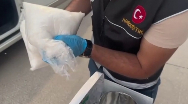 Su sebilinden 4 kilo 574 gram metamfetamin çıktı