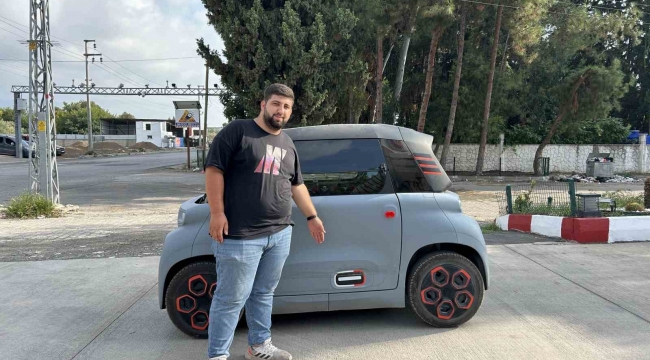 Tır mini aracı oyuncak araba gibi önüne almıştı, araç sürücüsü panik dolu saniyeler içerisinde 30 metre sürüklendi