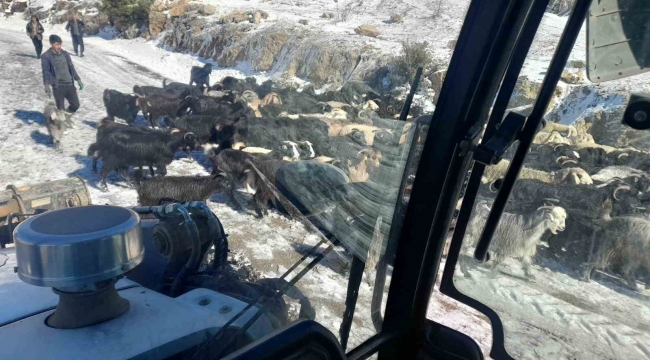 Adana'da karda mahsur kalan yayla sakinleri ve çobanlar kurtarıldı