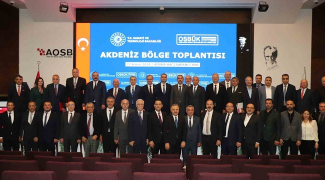 AOSB'de "Akdeniz Bölgesi Sanayi Zirvesi"