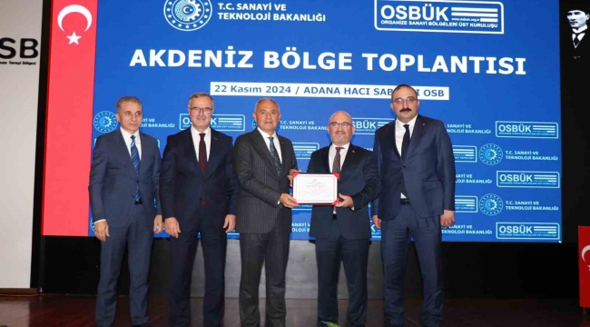 AOSB'ye "Yeşil OSB" belgesi