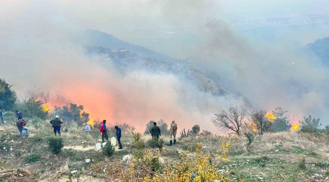 Evlere sıçrayan yangına müdahale için çevre illerden destek istendi