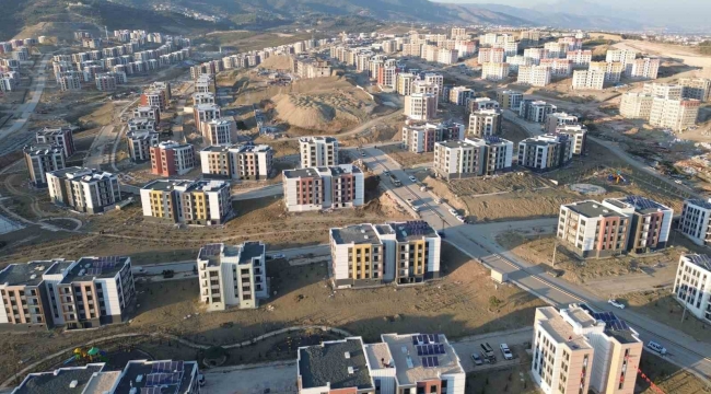 Hatay'da 5 bin 900 afet konutunun hak sahibi belirlendi