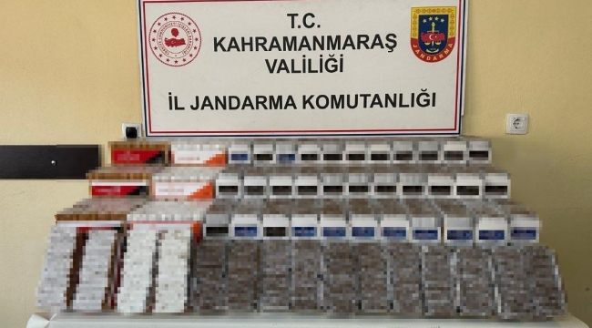 Kahramanmaraş'ta kaçakçılık operasyonu