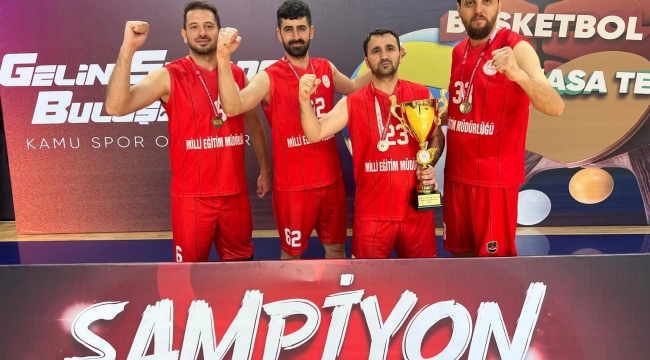 Mersin Milli Eğitim Müdürlüğü, basketbolda Türkiye ikincisi oldu