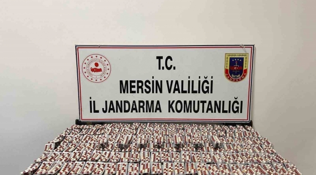 Mersin'de 25 bin adet uyuşturucu hap ele geçirildi