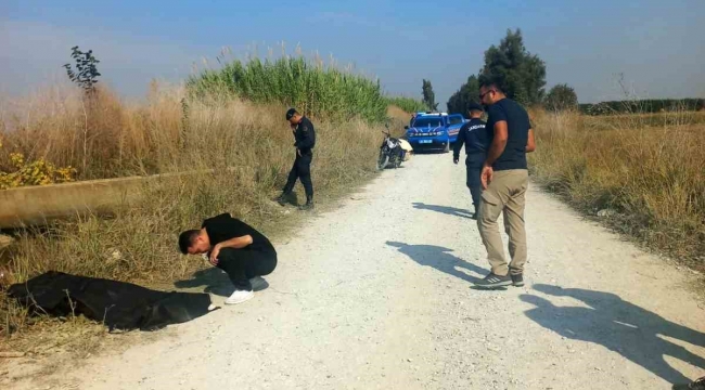 Tarsus'ta sulama kanalında ceset bulundu