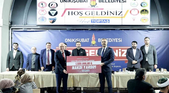 Başkan Toptaş'tan 48 spor kulübüne 1,5 milyon liralık dev destek