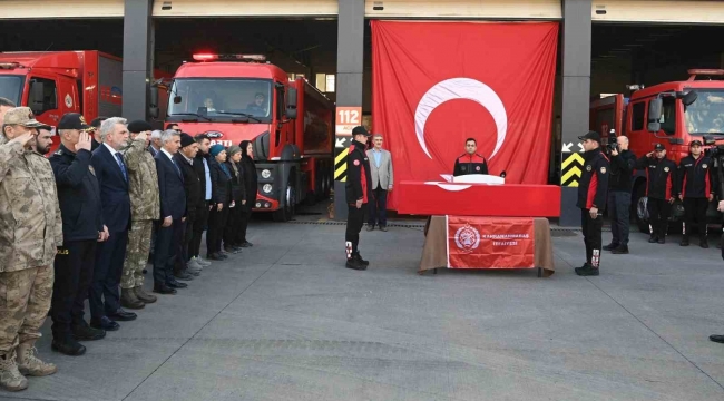 İtfaiye Eri Doğan, son yolculuğuna uğurlandı