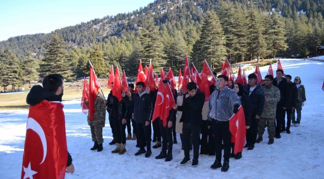 Kahramanmaraş'ta Sarıkamış şehitleri anısına yürüyüş