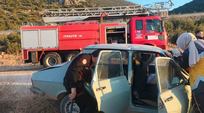 Kahramanmaraş'ta trafik kazası: 1 ölü, 1 yaralı