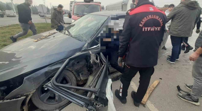 Kahramanmaraş'ta trafik kazası: 2 yaralı