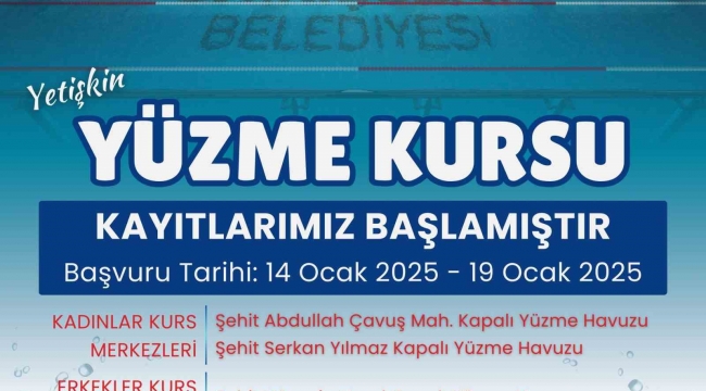 Kahramanmaraş'ta yüzme kursları başladı