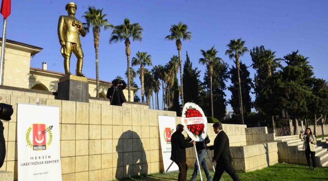 Mersin'de 10 Ocak Çalışan Gazeteciler Günü kutlandı