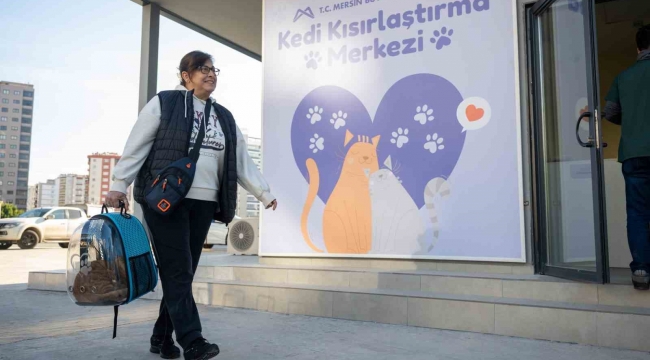 Mersin'de 'Kedi Kısırlaştırma Merkezi' açıldı