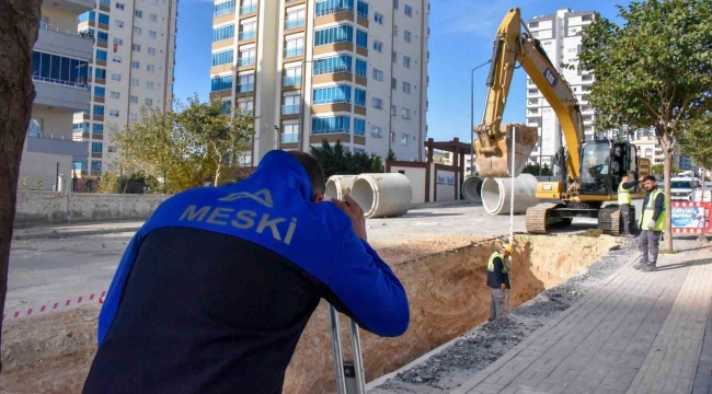 MESKİ, Tarsus'ta altyapı yenileme çalışmalarına devam ediyor