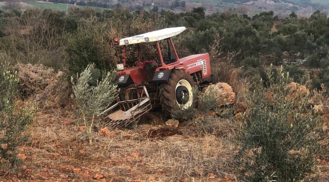 Tarlasında taş temizlerken traktörden düşen çiftçi, traktörün üzerinden geçmesi sonucu yaralandı