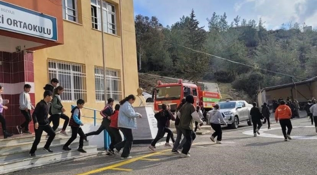 Bozyazı'da Sivil Savunma Haftası kapsamında tatbikat düzenlendi