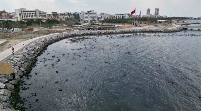 İskenderun Körfezi'nde denizde çekilme yaşandı