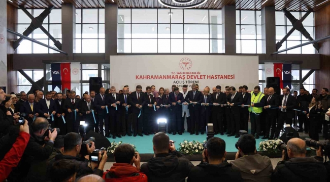 Kahramanmaraş'ta 400 yataklı Acil Durum Hastanesi açıldı